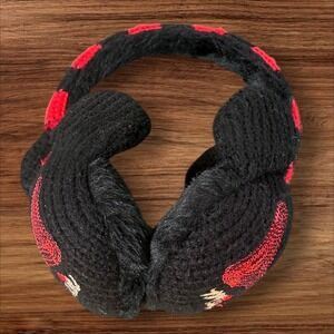 Minnie Mouse Knit Earmuffs Women's‎ Winter Warm Ear Muffs Fair Isle